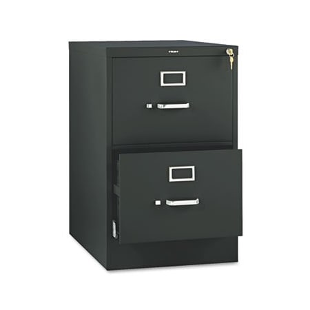 Hon HON, 510 SERIES TWO-DRAWER FULL-SUSPENSION FILE, LEGAL, 18.25W X 25D X 29H, BLACK 512CPP